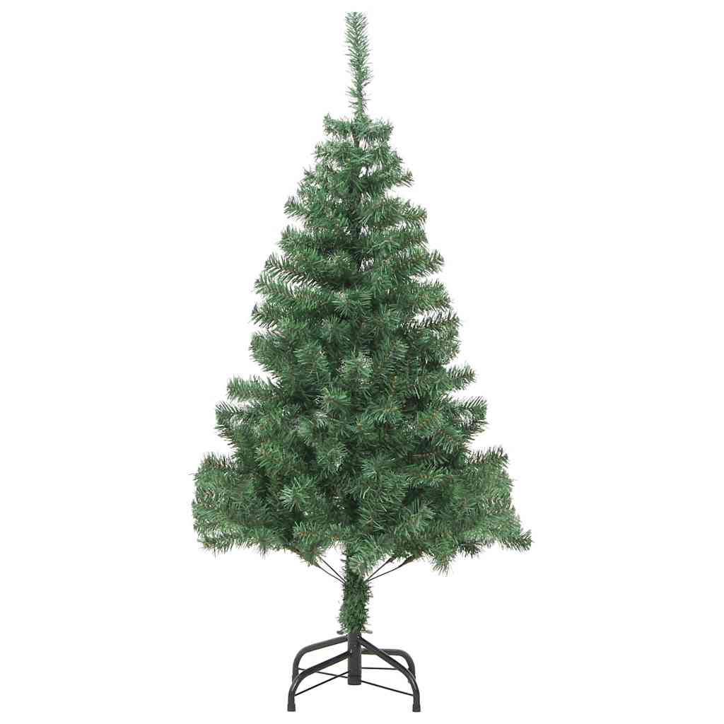 Árvore de natal artificial com suporte de aço 210 cm 910 ramos