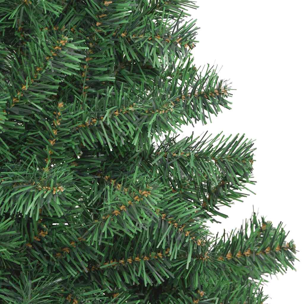 Árvore de natal artificial com suporte de aço 210 cm 910 ramos