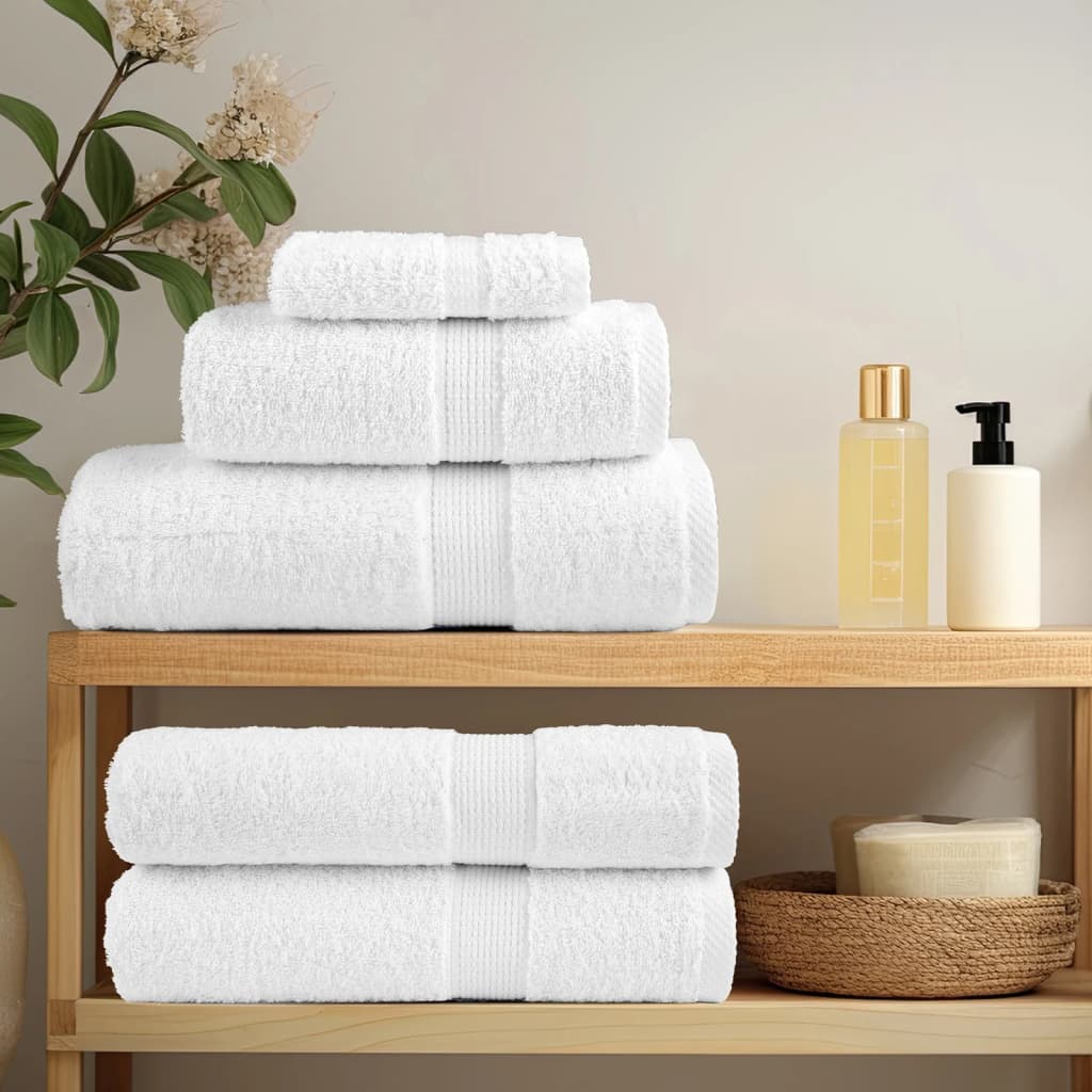 Toalhas de sauna premium solund 25pcs 80x200 cm 600 gsm branco