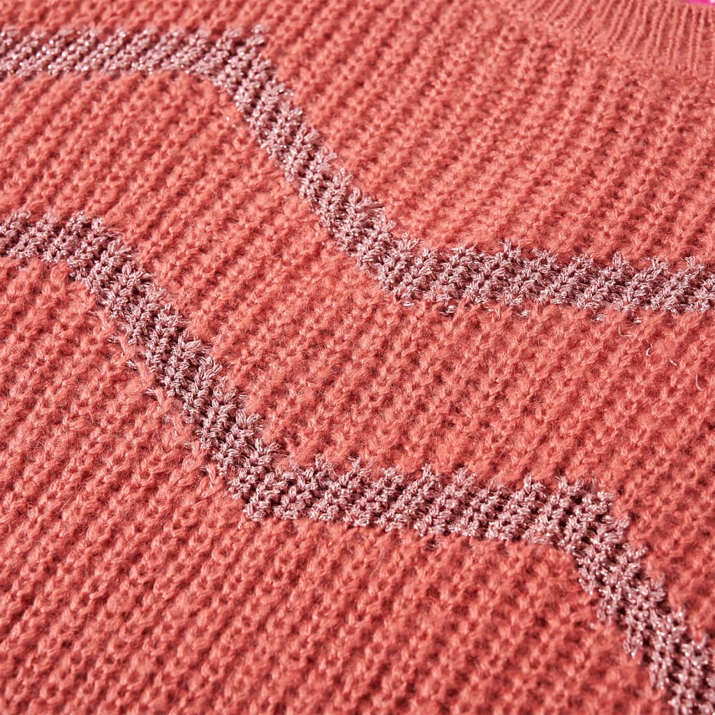 Camisola de malha para criança rosa-médio 128