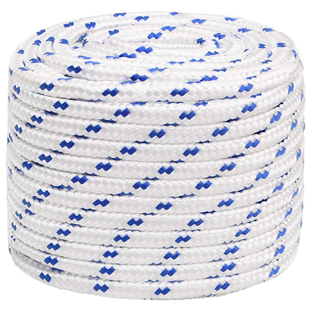 Corda de barco 16 mm 25 m polipropileno branco
