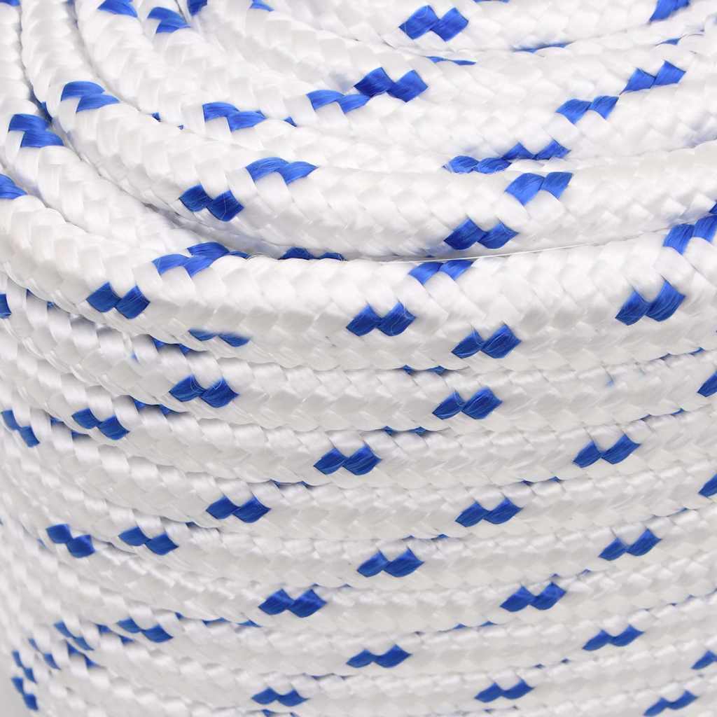 Corda de barco 16 mm 25 m polipropileno branco