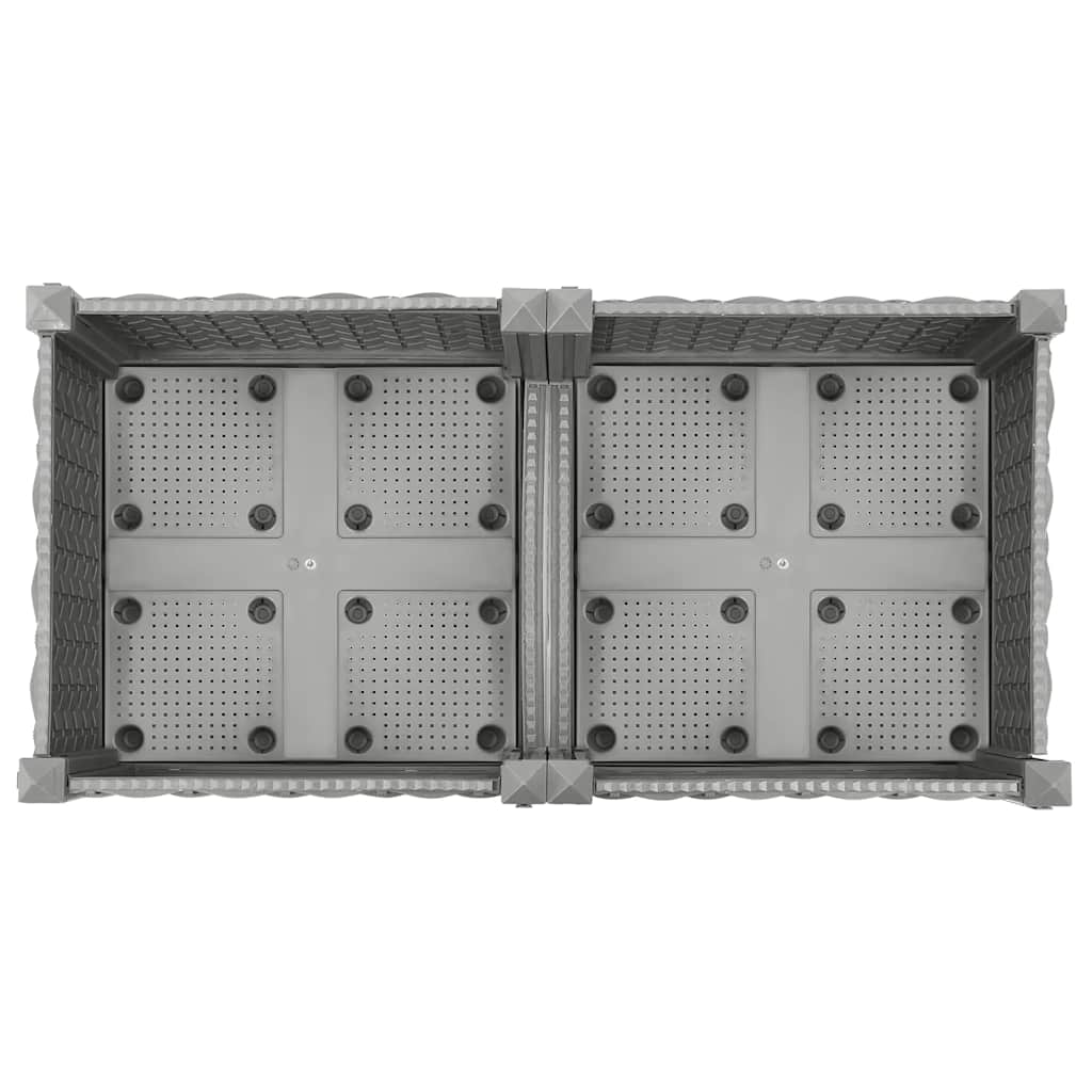 Canteiro elevado 80x40x71 cm polipropileno