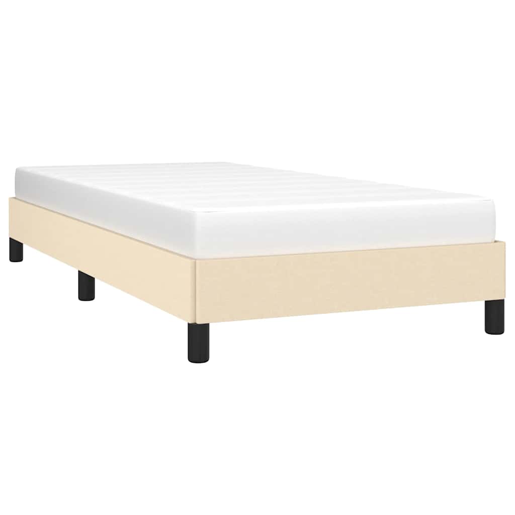 Estrutura de cama sem colchão 80x200 cm creme
