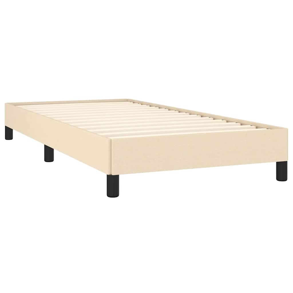 Estrutura de cama sem colchão 80x200 cm creme