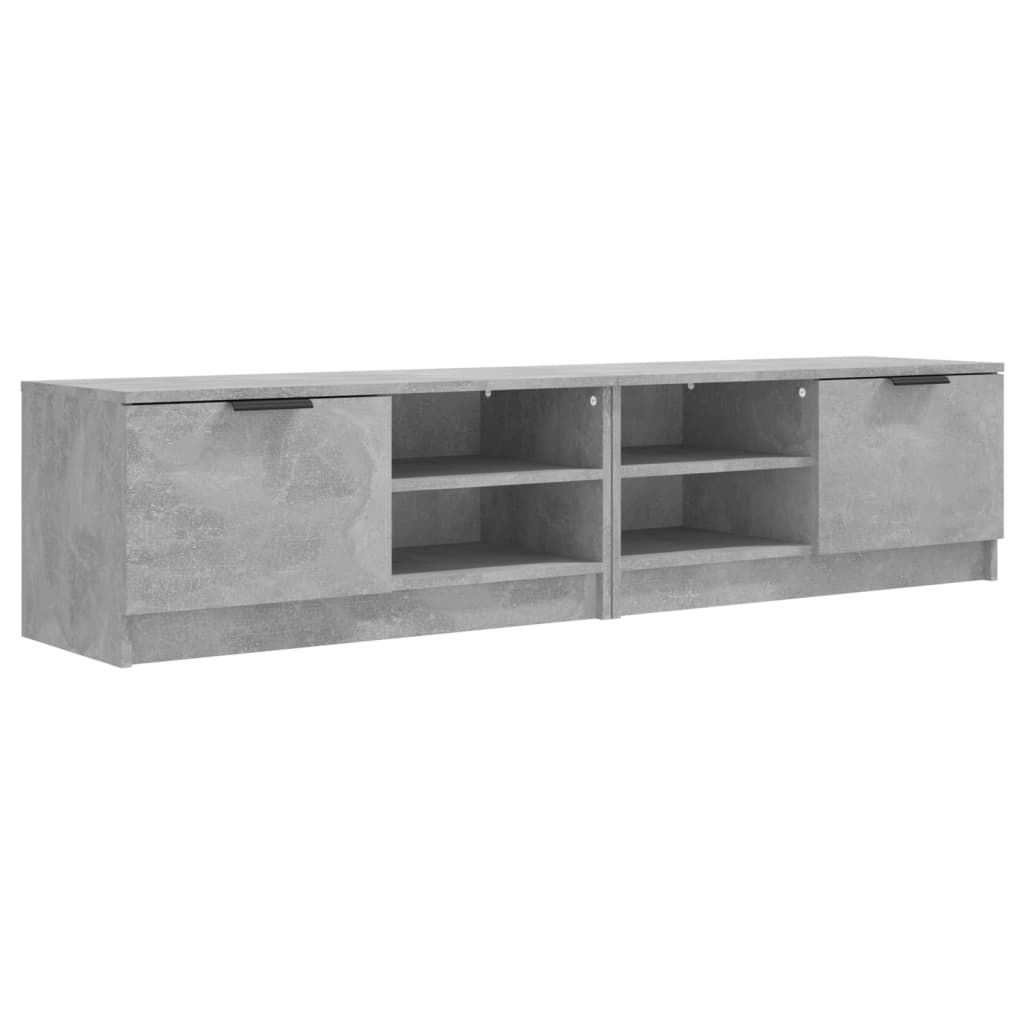 Móveis de TV 2pcs 80x35x36,5cm madeira processada cinza cimento