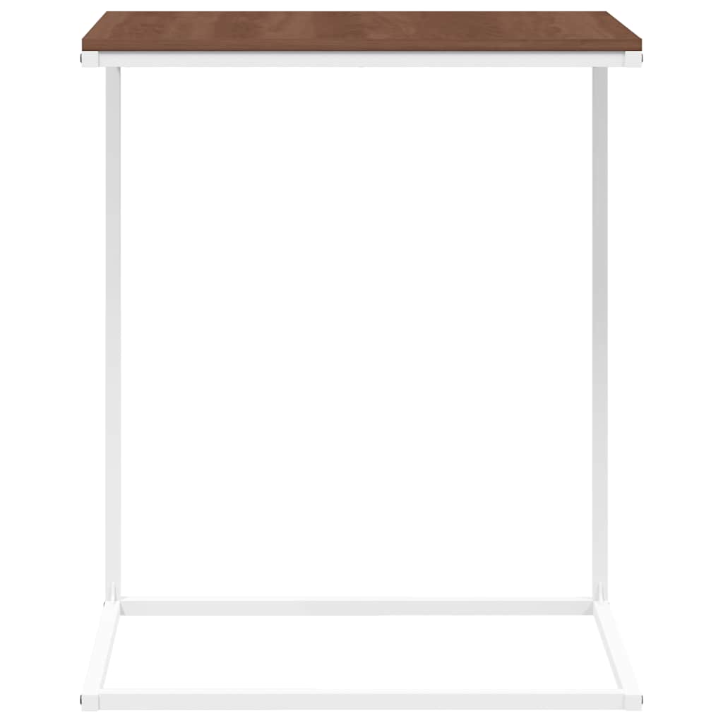 Mesa de apoio 55x35x66 cm derivados de madeira branco