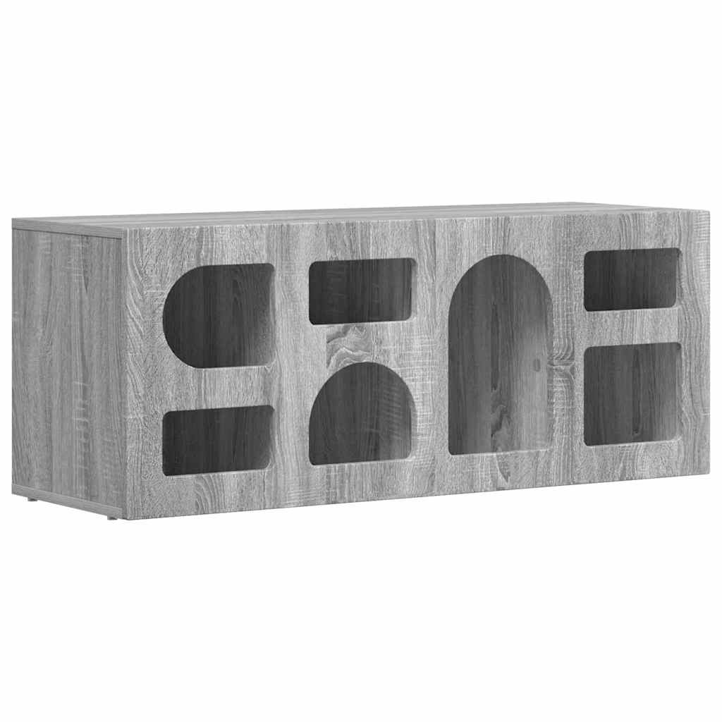 Gabinete para TV elst 100 x 35 x 40 cm cinza sonoma