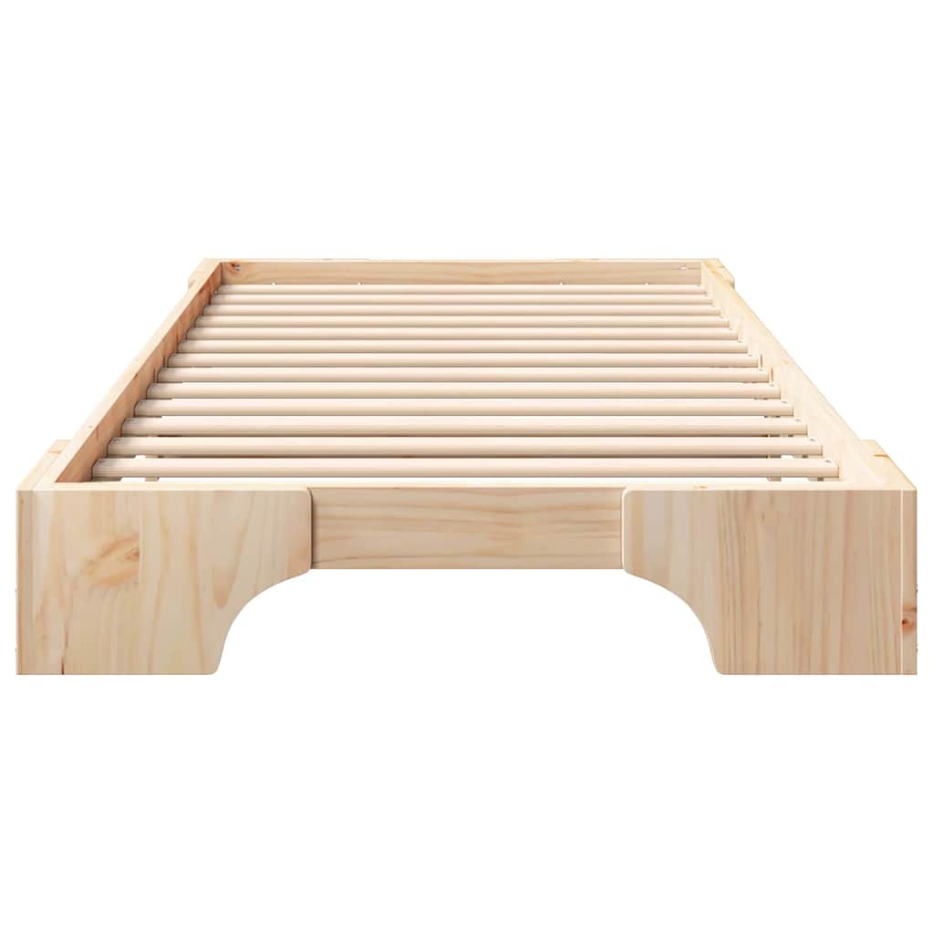 Estrutura da cama castanho 80 x 210 cm