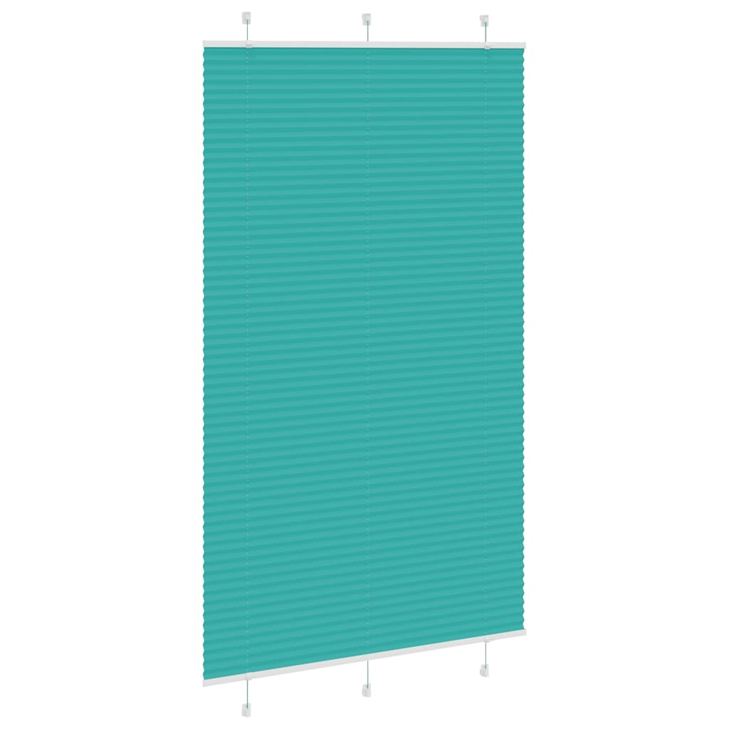 Plissado cego gasolina verde 120x200 cm largura tecido 119,4 cm