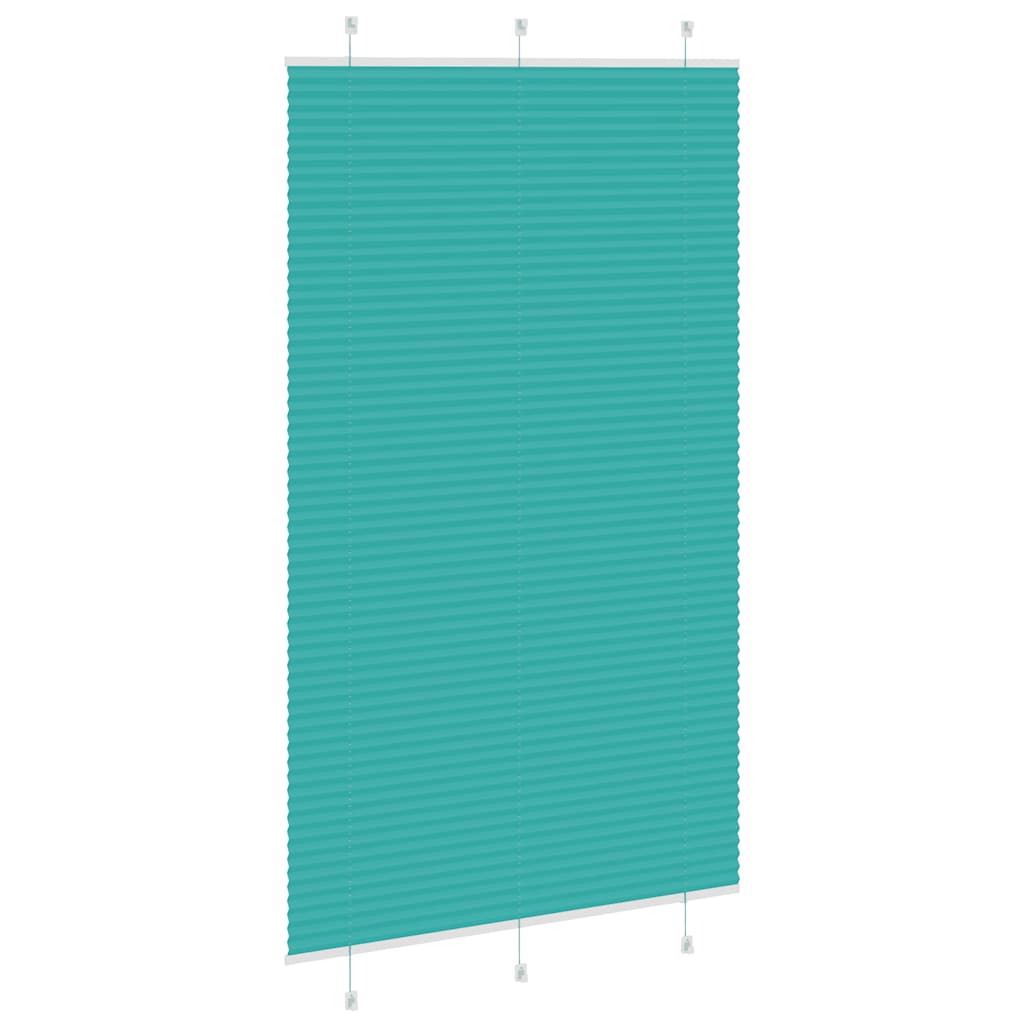 Plissado cego gasolina verde 120x200 cm largura tecido 119,4 cm