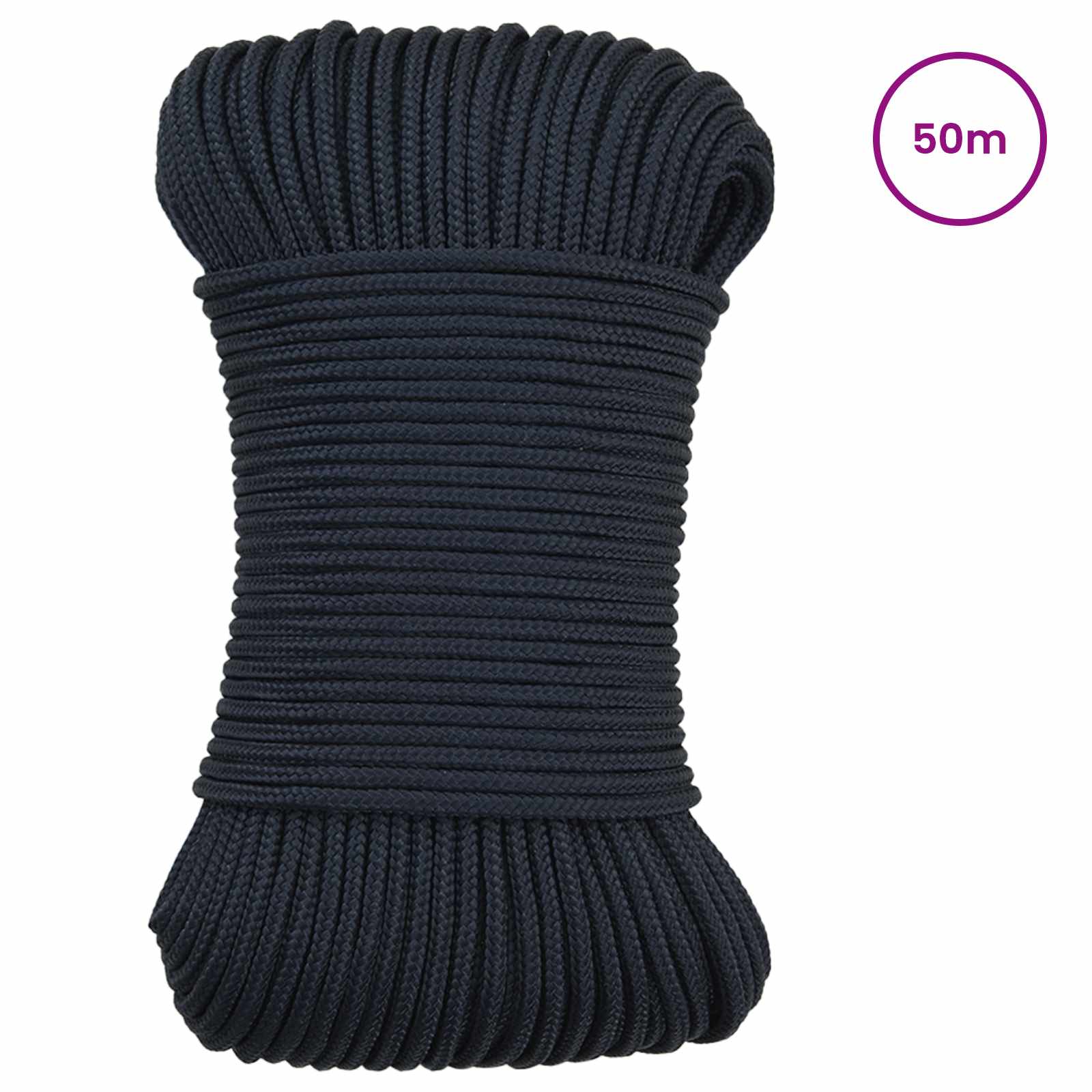 Corda de barco 0.4 mm 50 m azul royal poliéster