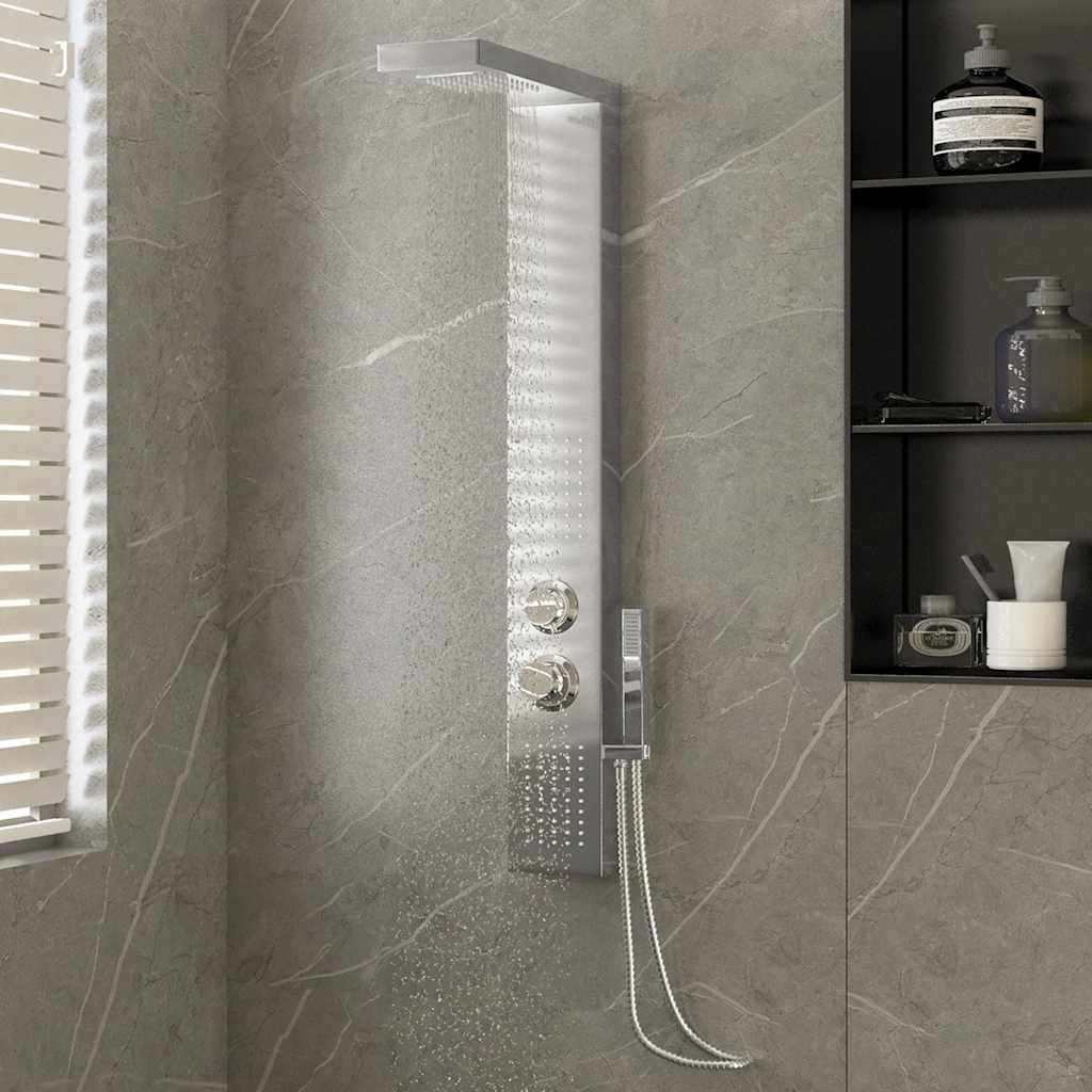 Sistema de coluna de duche quadrado aço inoxidável