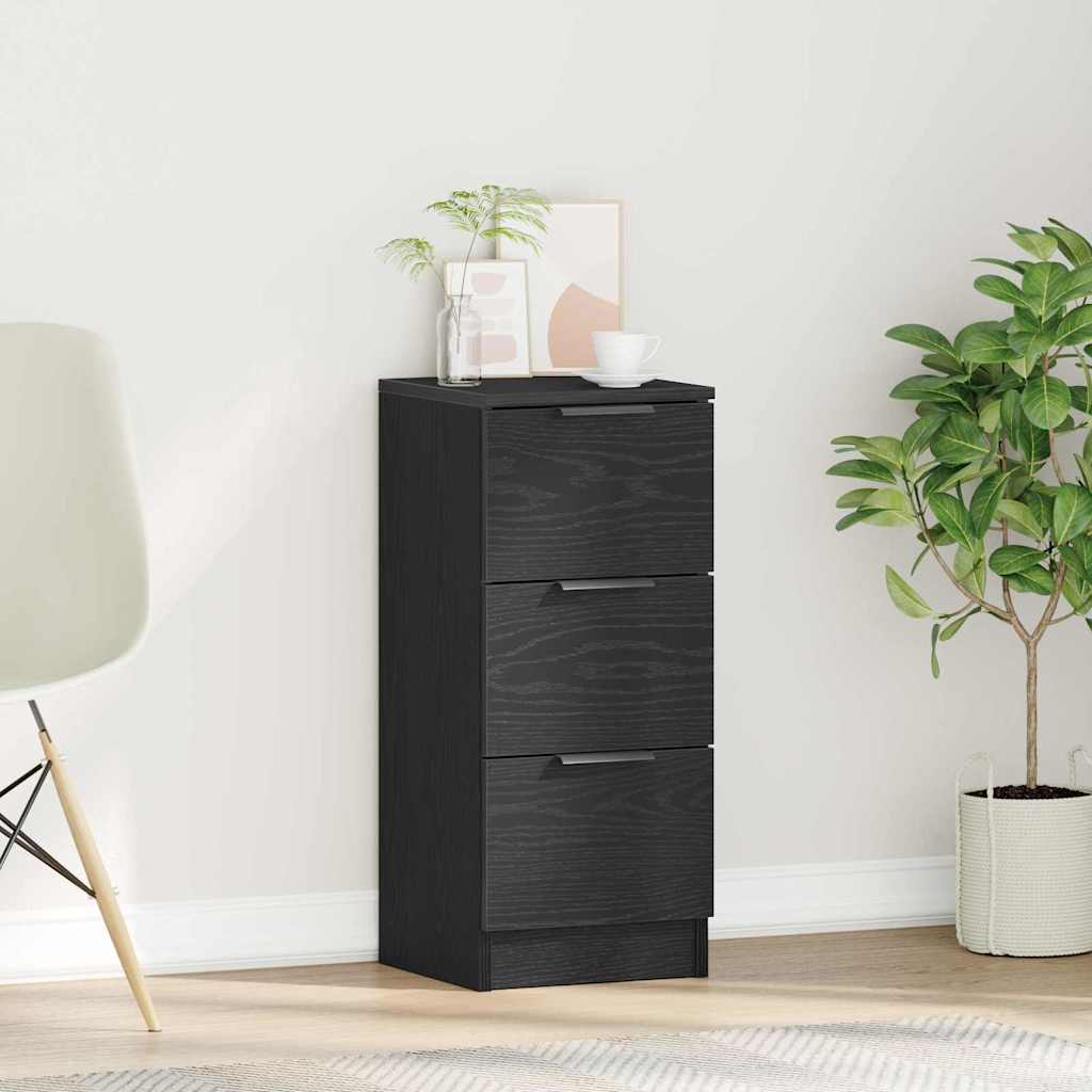 Buffet carvalho preto 30 x 30 x 70 cm derivados de madeira