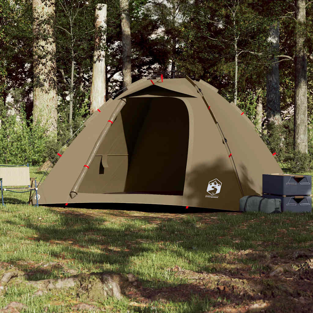 Tenda de pesca para 4 pessoas libertação rápida verde azeitona