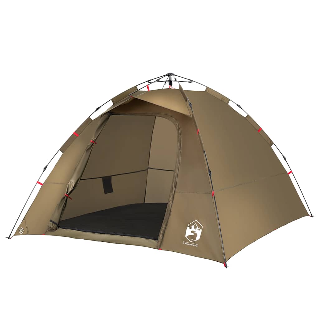 Tenda de pesca para 4 pessoas libertação rápida verde azeitona
