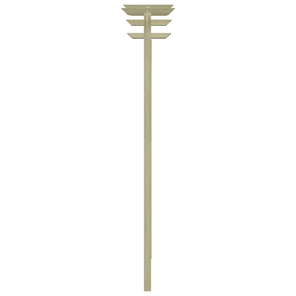 Pérgola de jardim 180x210x40 cm madeira de pinho impregnada