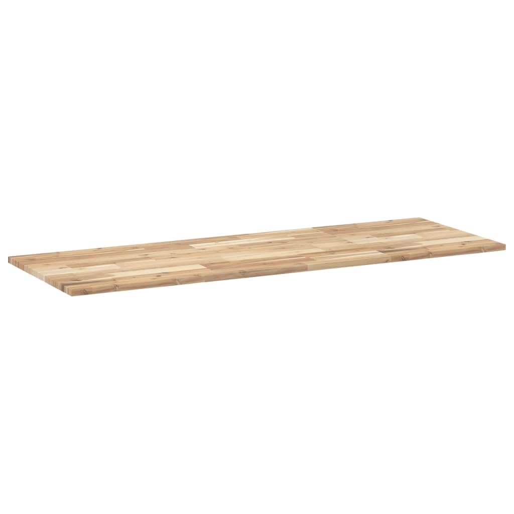 Tampo p/ móvel casa de banho 160x50x2 acácia maciça não tratada