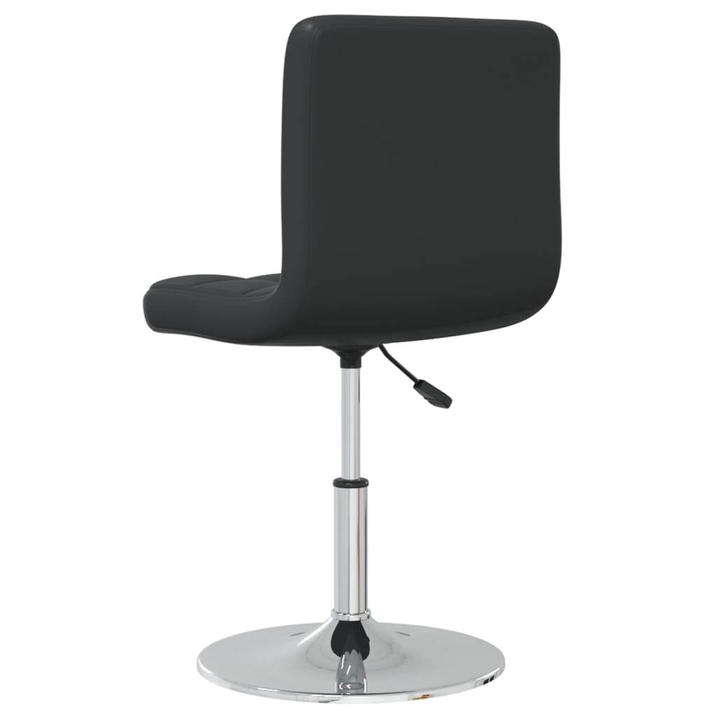 Cadeira de jantar couro artificial preto