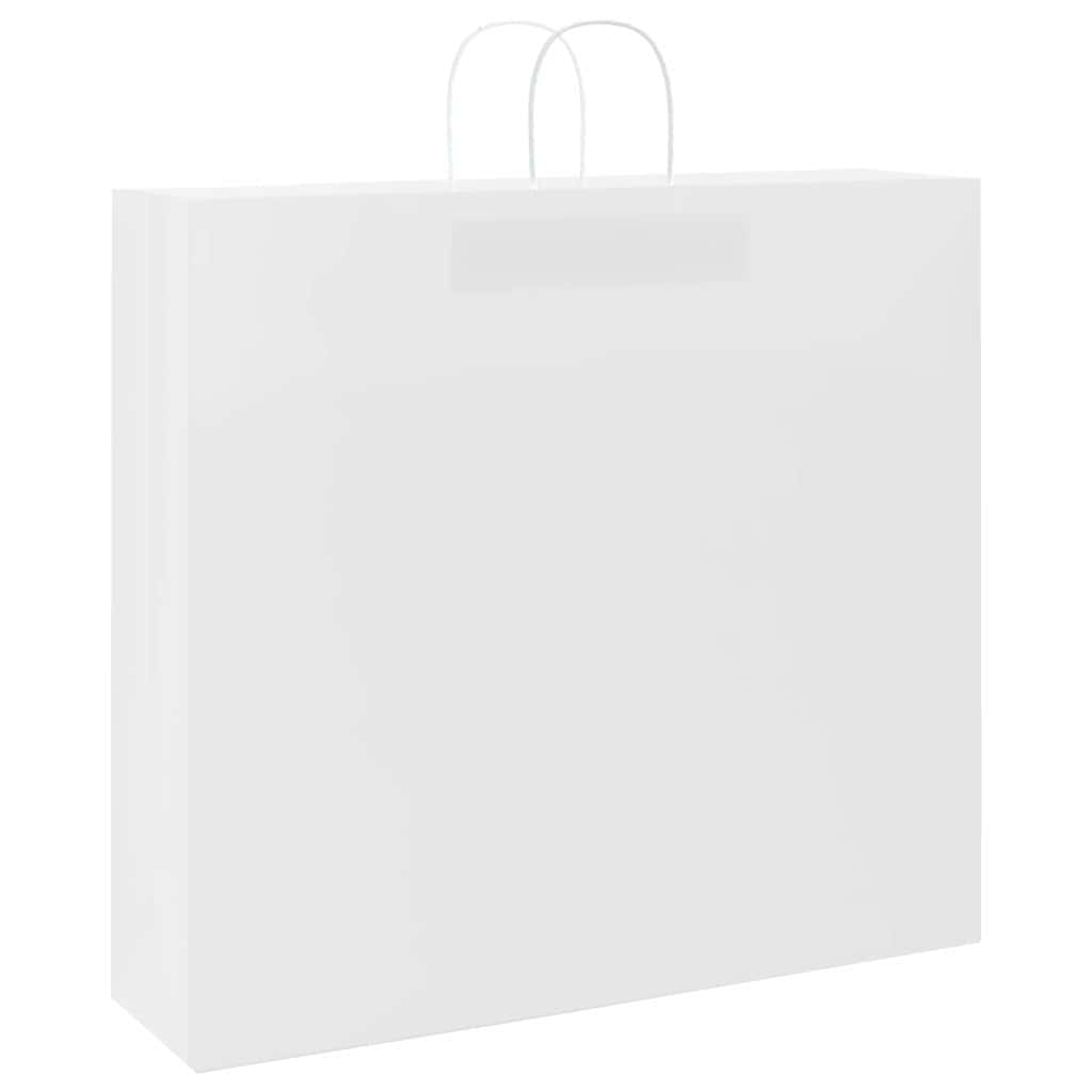 Sacos de papel 250 unid com alças branco 54x15x49 cm