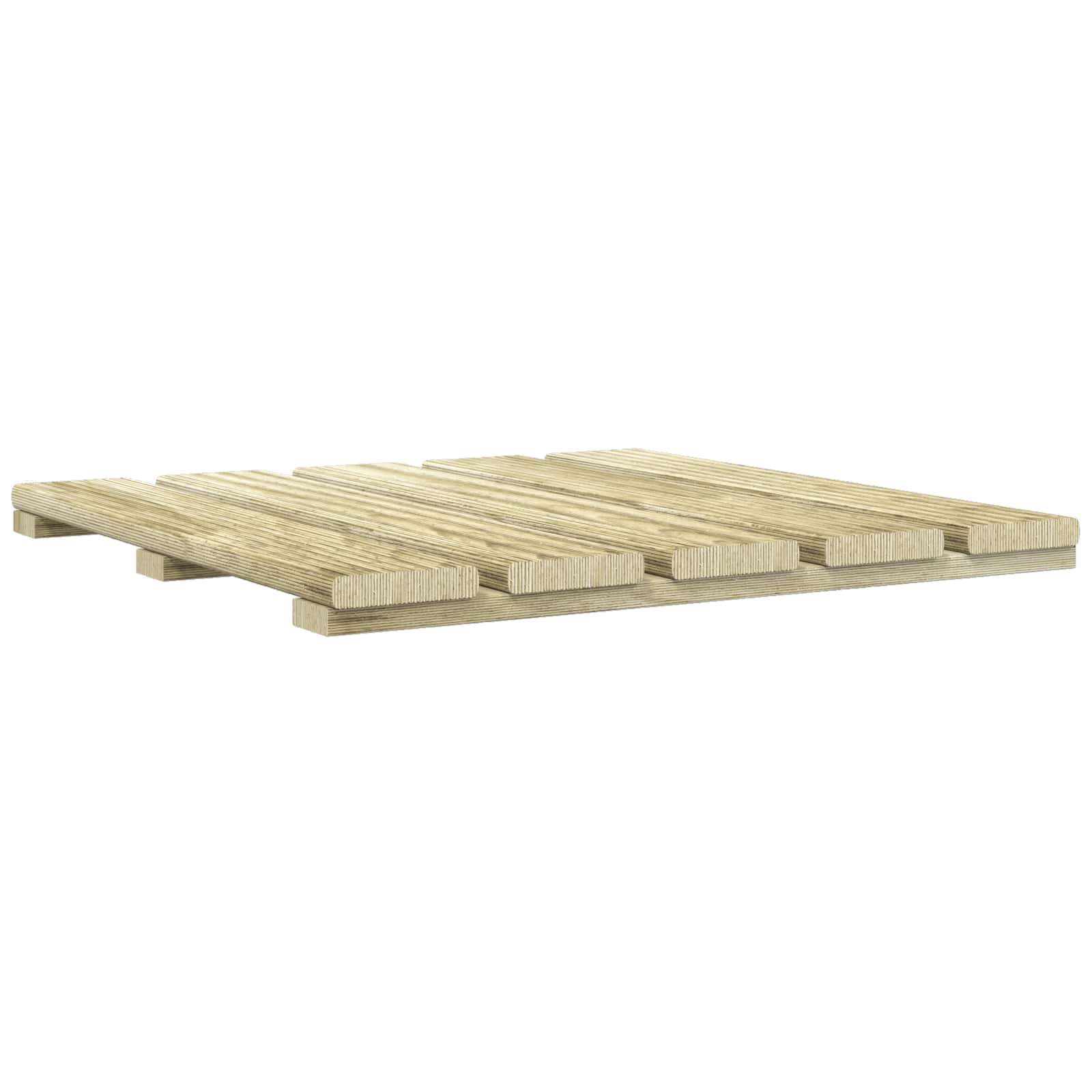 Telha de deck 6 unid. verde 50 x 50 cm