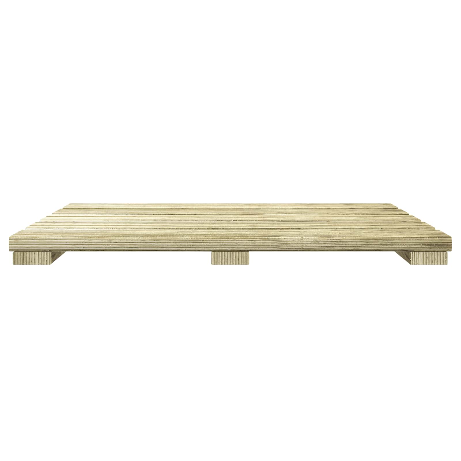 Telha de deck 6 unid. verde 50 x 50 cm