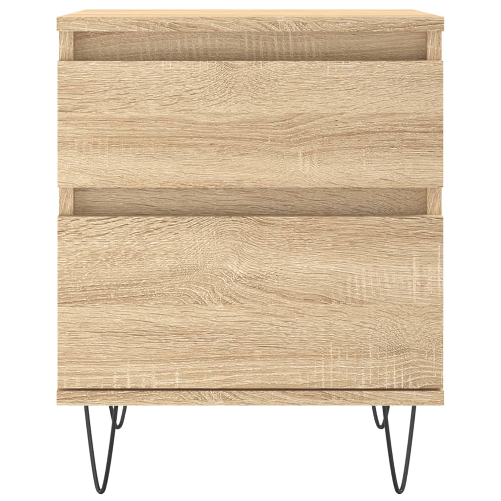 Mesa de cabeceira 40x35x50 cm derivados madeira carvalho sonoma