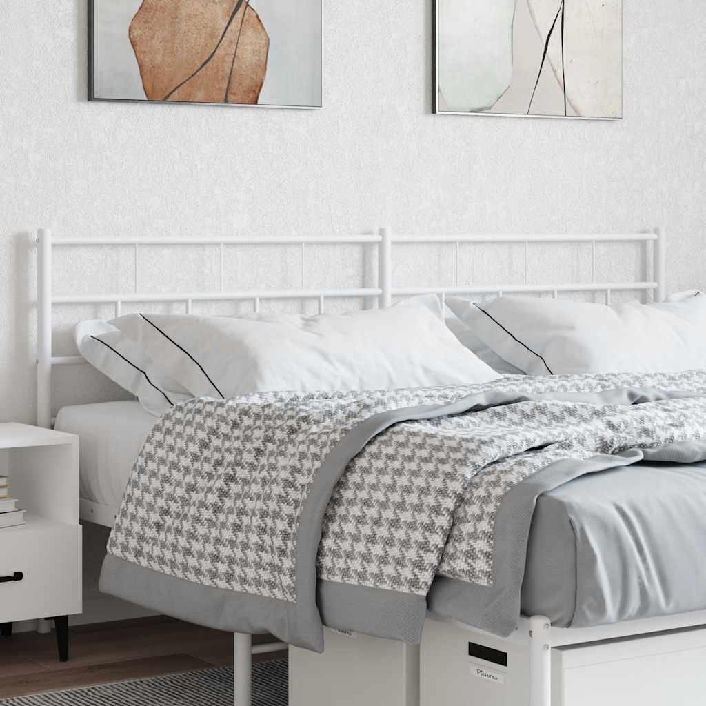 Cabeceira de substituição 200 cm metal branco