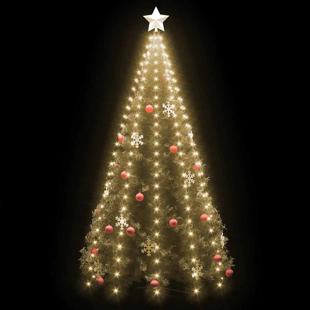 Cordão de luzes para árvore de natal 250 luzes LED 250 cm
