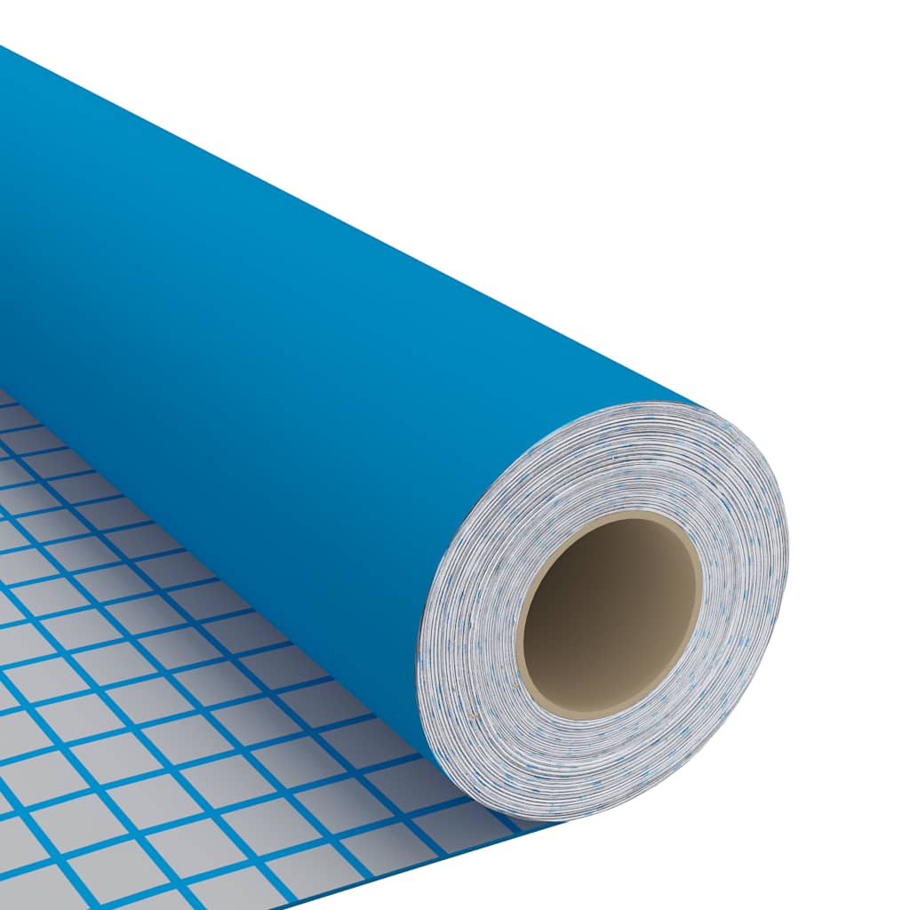 Autocolante para móveis 500x90 cm PVC azul-ciano