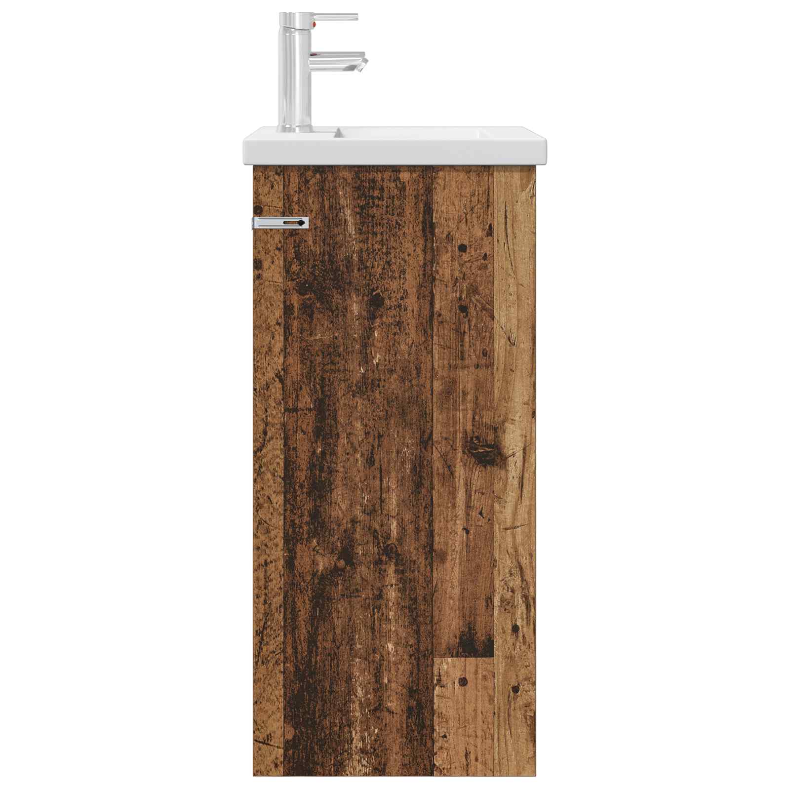 Gabinete de banheiro com pia madeira antiga 42 x 40 x 84,5 cm