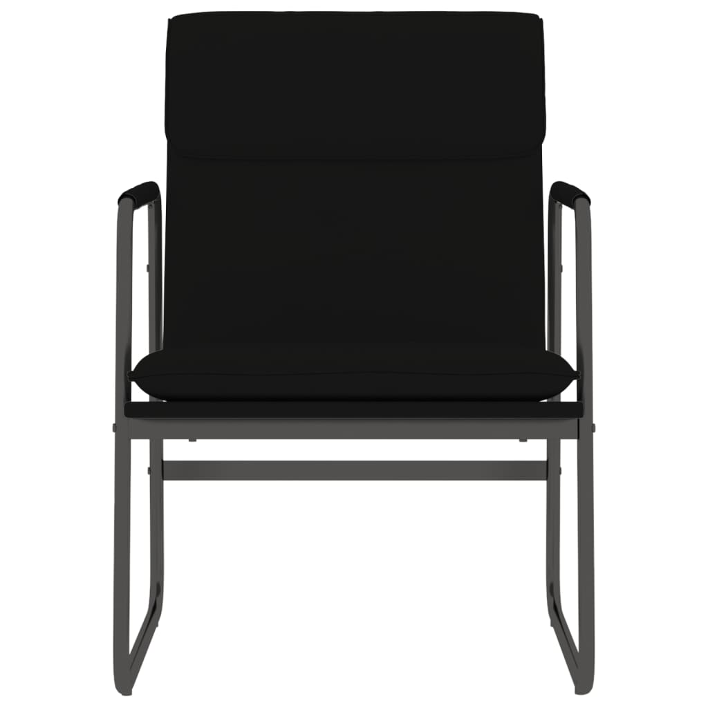 Cadeira lounge 55x64x80 cm couro artificial preto