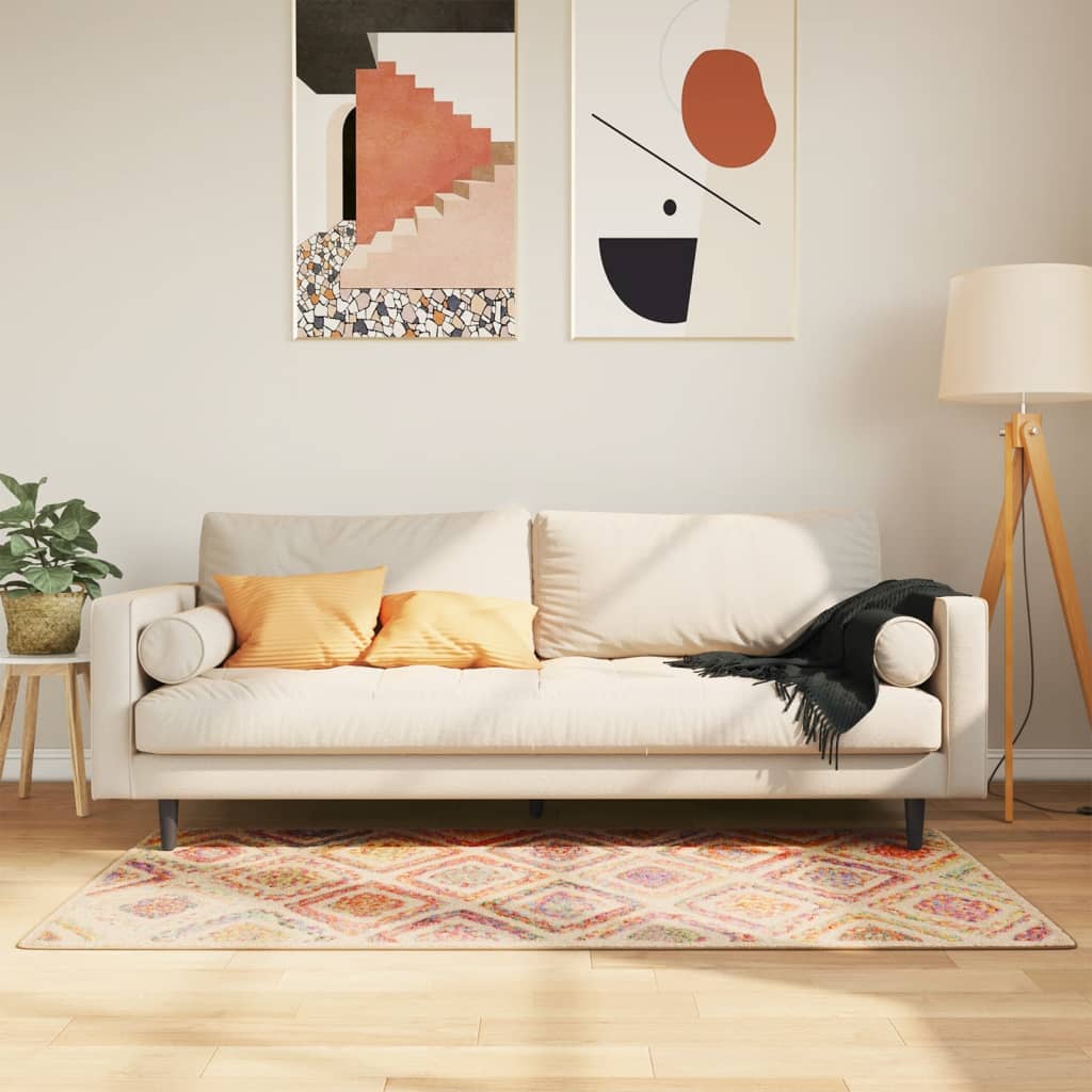 Tapete lavável 80x150 cm multicor