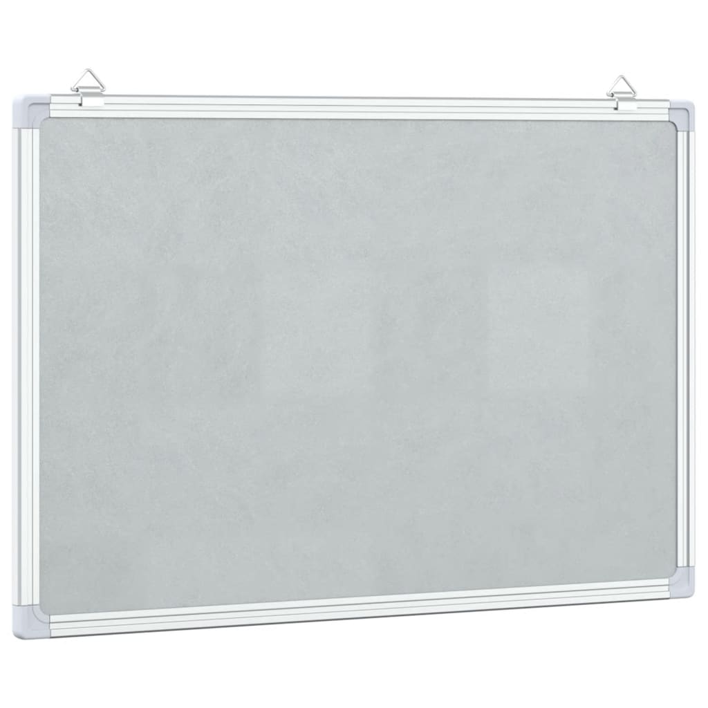 Quadro branco magnético 60x40x1,7 cm alumínio