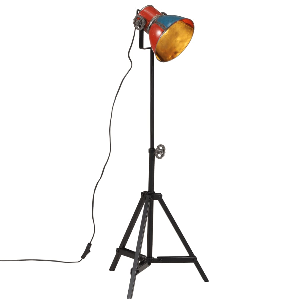 Candeeiro de pé 25 w 35x35x65/95 cm e27 multicolorido