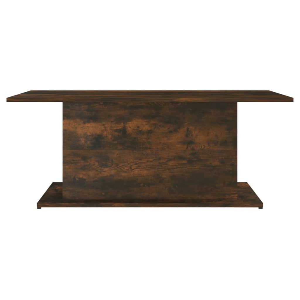 Mesa de centro 102x55,5x40 cm derivados madeira carvalho fumado
