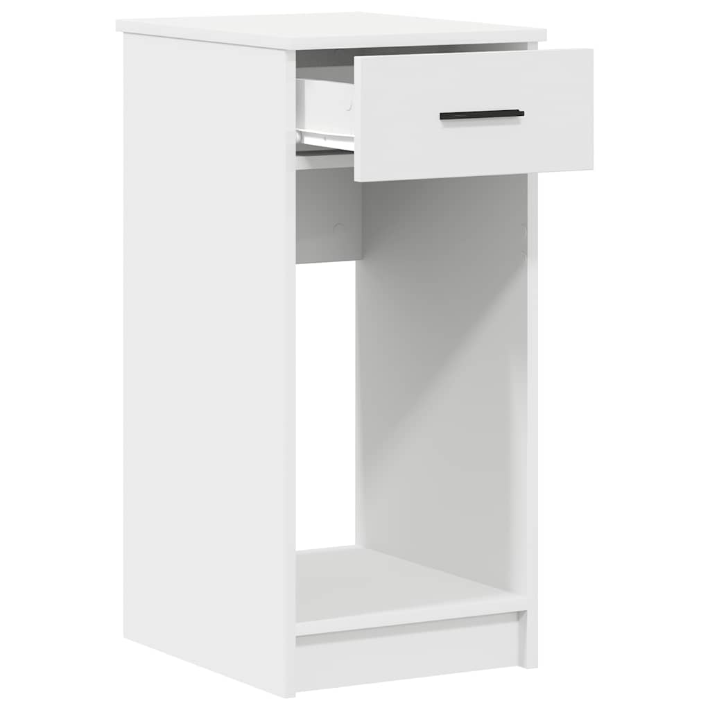 Suporte torre de computador com gaveta 35x45x77 cm branco