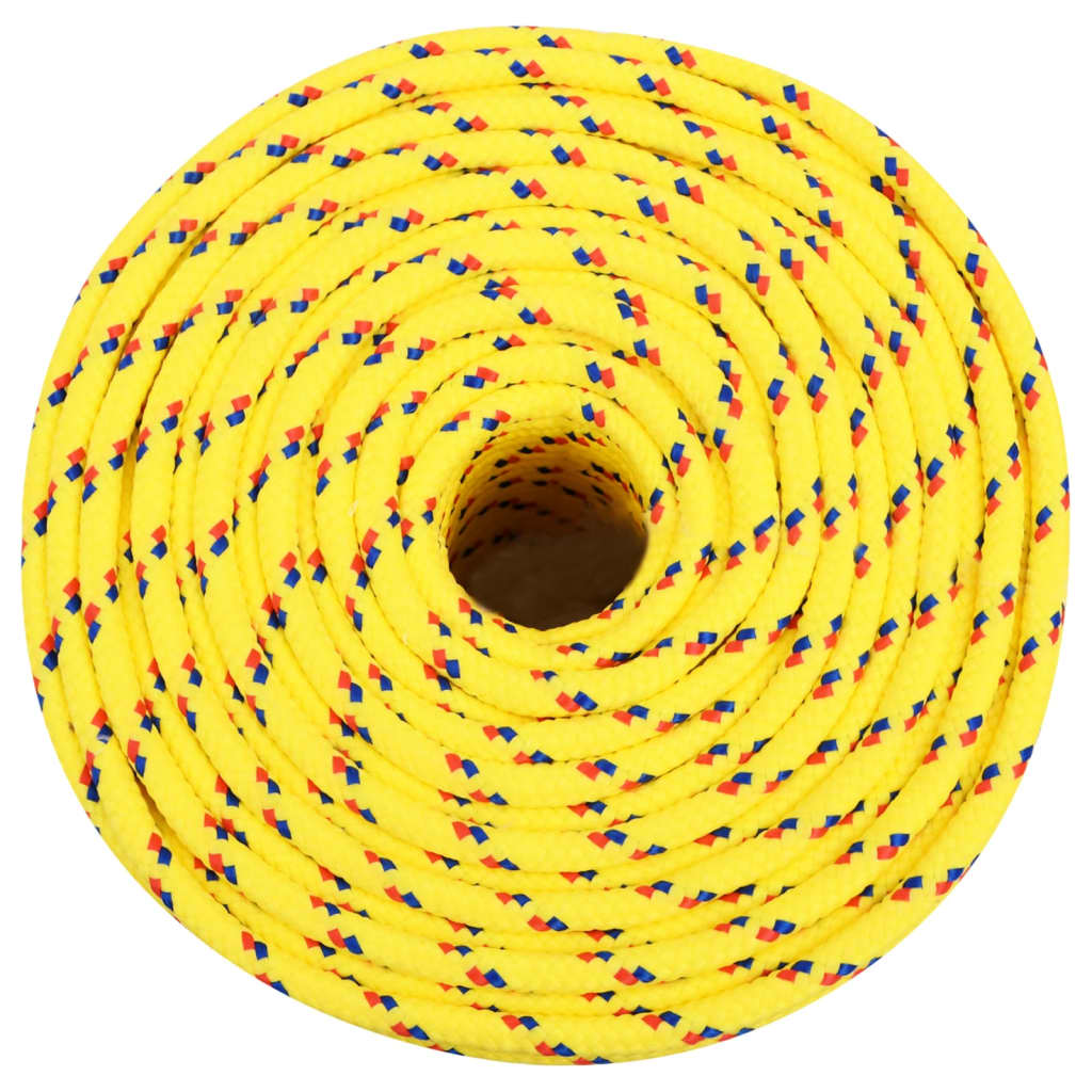 Corda de barco 10 mm 25 m polipropileno amarelo