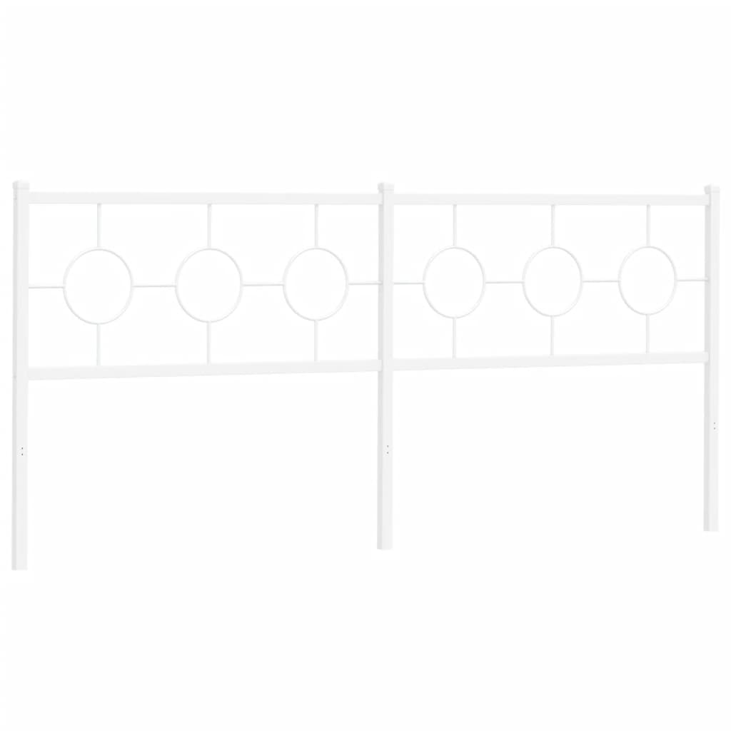 Cabeceira de substituição 193 cm metal branco