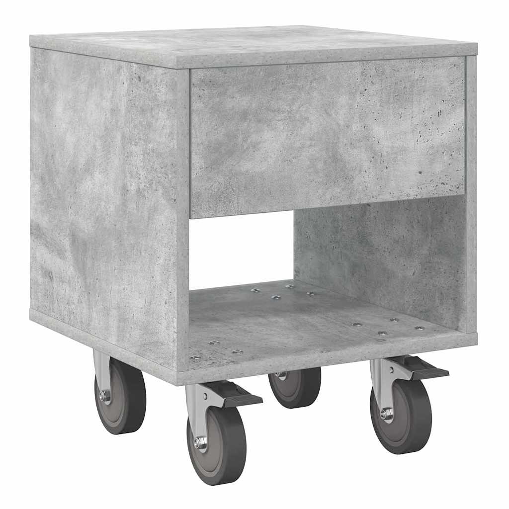 Mesa-de-cabeceira cinzento 40,5 x 40 x 48 cm
