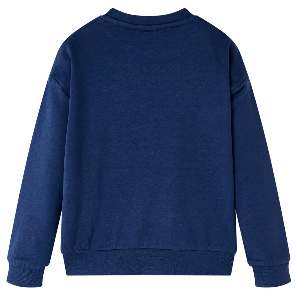Sweatshirt para criança azul-marinho 104