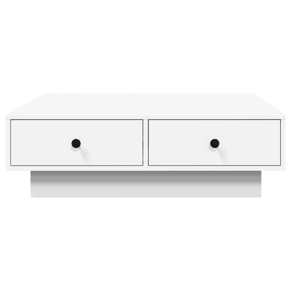 Mesa de centro 90x90x28 cm contraplacado branco
