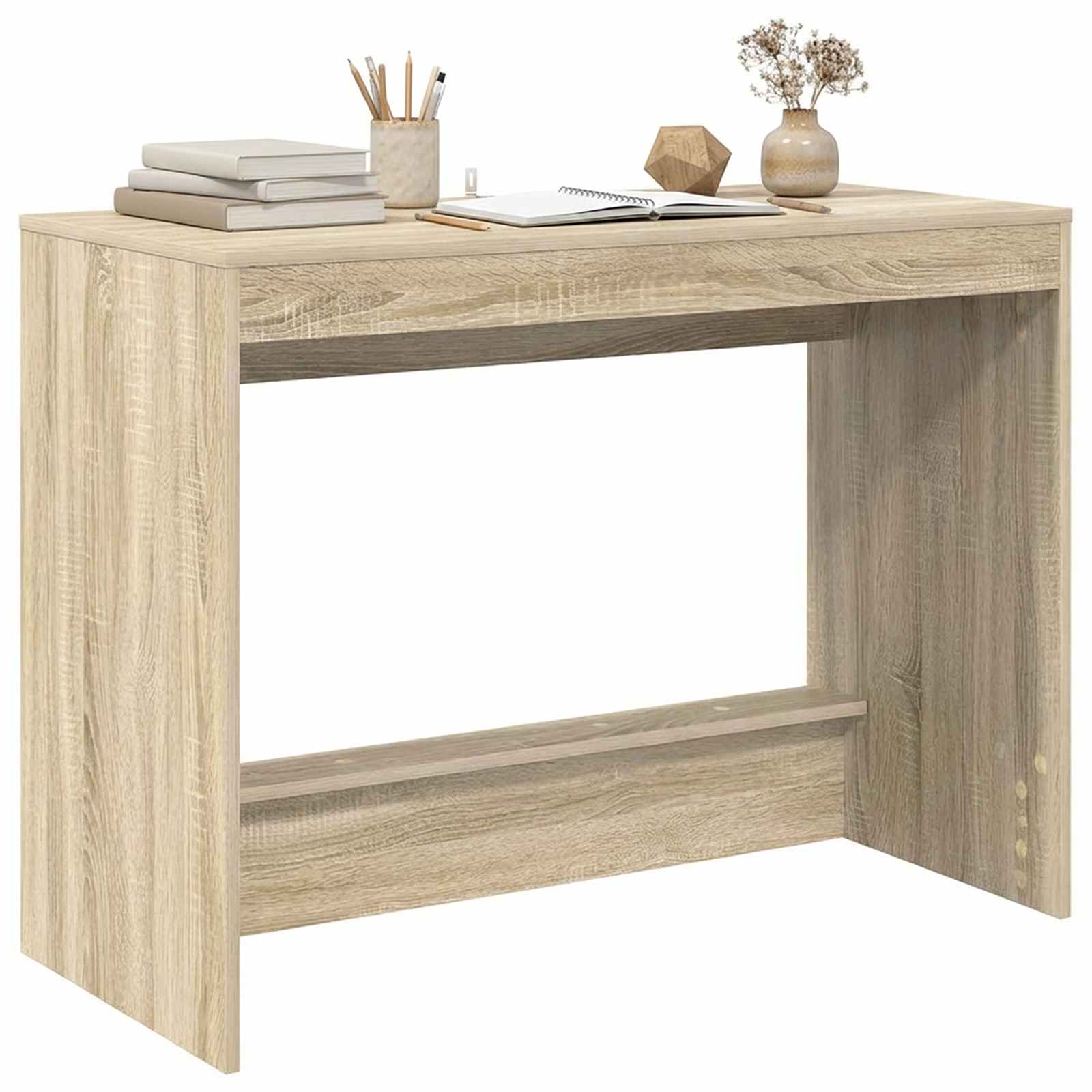 Mesa de cama carvalho sonoma derivados de madeira