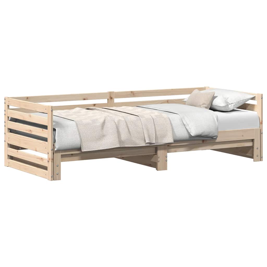 Cama de dia com cama auxiliar (sem colchão) 80x200 cm