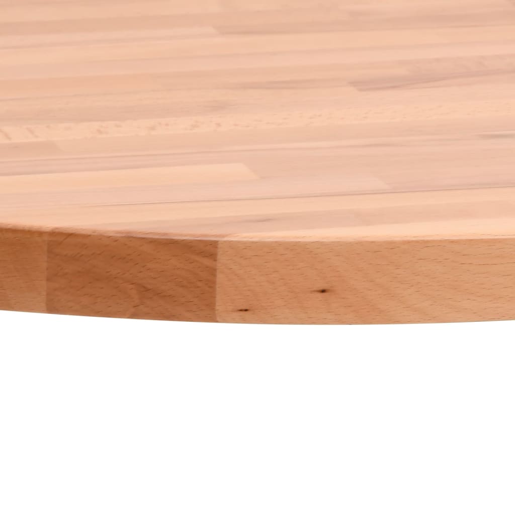 Tampo de mesa redondo ø90x1,5 cm madeira de faia maciça