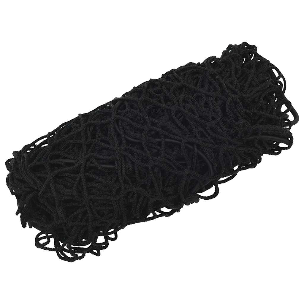 Rede para reboque com corda elástica 3x2,5 m PP preto