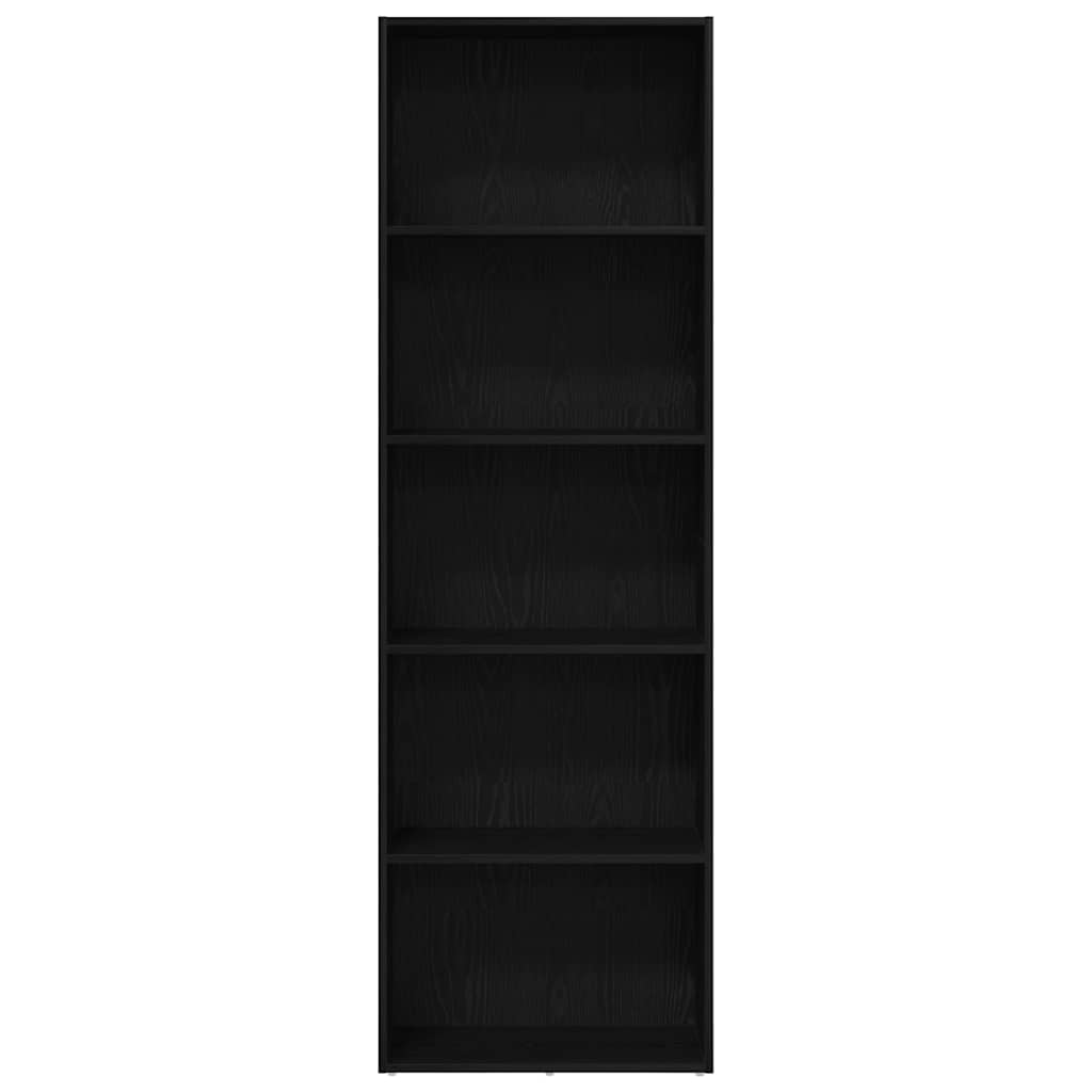 Estante 60x30x189 cm derivados de madeira carvalho preto