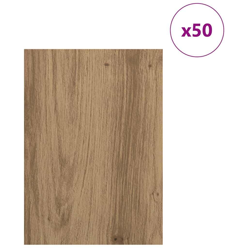 Painéis de decoração 50 unid. carvalho artesanal