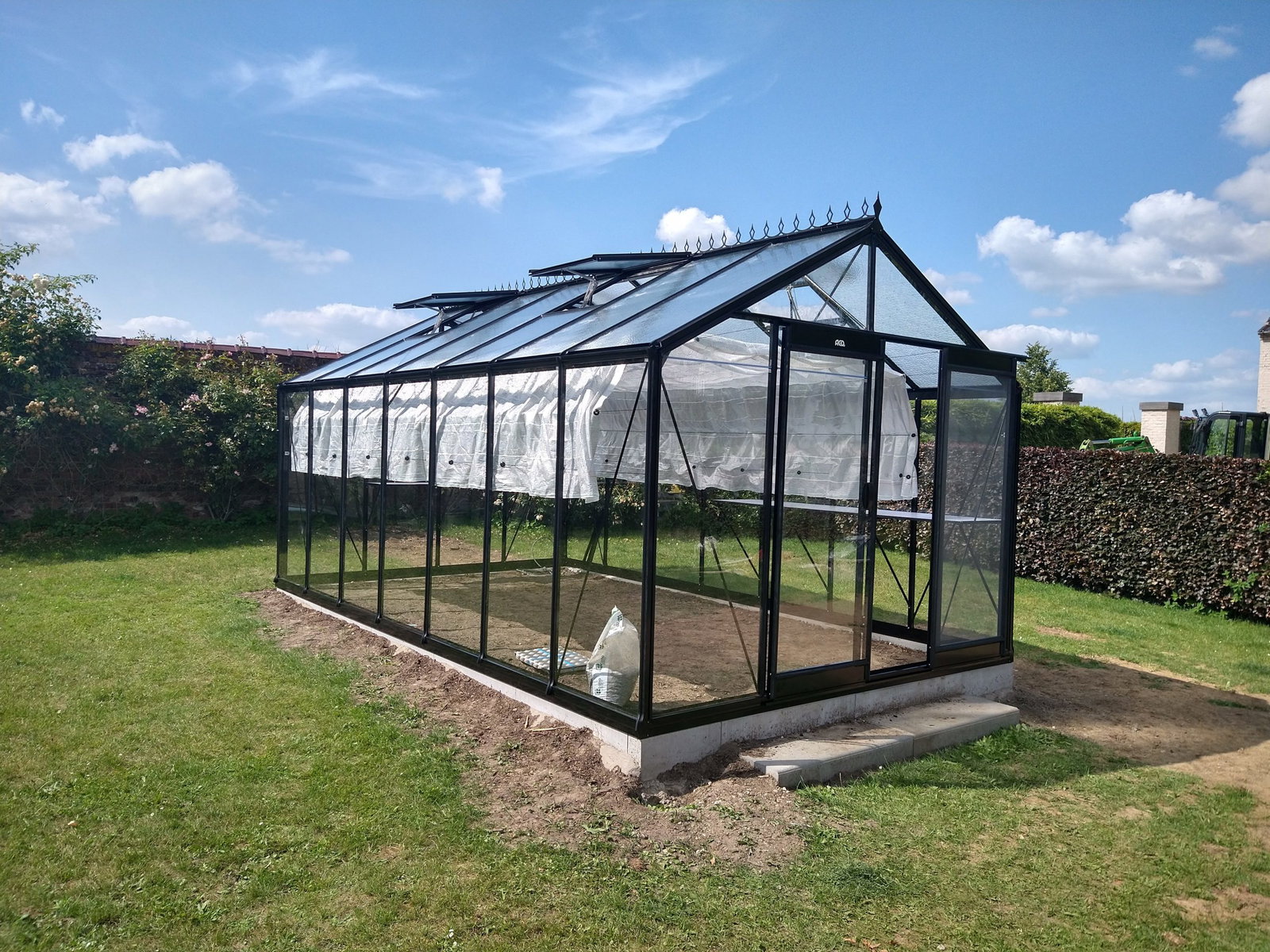 Estufa de Vidro Cosmos Black – 15,88 m²