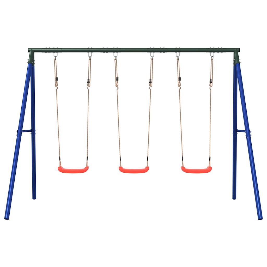 Conjunto de baloiço para exterior com 3 baloiços